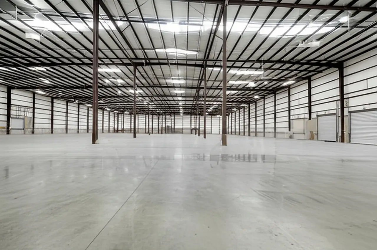 The rear warehouse at 717 Monument Street